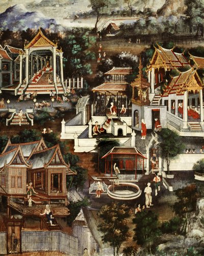 Monastic life by Krua Inkhong